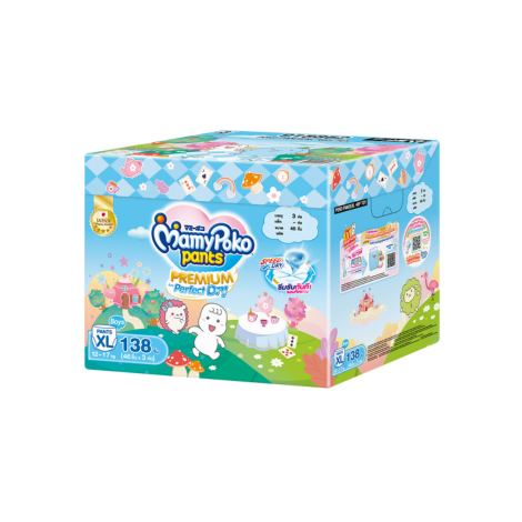 มามี่โพโค แพ้นท์ พรีเมี่ยม เอม เพอร์เฟกต์ ดราย ขนาด XL รุ่น Toybox (Boy) จำนวน 46 ชิ้น x 3 ห่อ