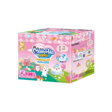 มามี่โพโค แพ้นท์ พรีเมี่ยม เอม เพอร์เฟกต์ ดราย ขนาด XL รุ่น Toybox (Girl) จำนวน 46 ชิ้น x 3 ห่อ